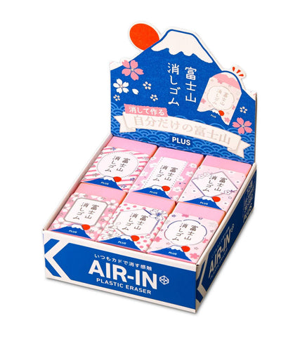 【Stationery Lovers Series】PLUS Mount Fuji Eraser Cherry Blossoms Edition (Limited edition)